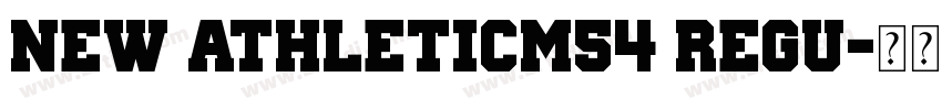 NEW ATHLETICM54 REGU字体转换
